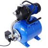 1.6HP Shallow Well Pump with Pressure Tank; garden water pump; Irrigation Pump; Automatic Water Booster Pump for Home Garden Lawn Farm