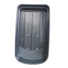 Folding car Poly Garden dump truck with steel frame; 10 inches. Pneumatic tire; 300 lb capacity body 55L black