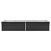 Garden Raised Bed Anthracite 94.5"x31.5"x17.7" Galvanized Steel