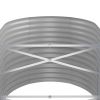 Garden Raised Bed Powder-coated Steel 59.8"x31.5"x26.8" Anthracite