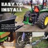 Three-Way Hitch Attachments Fit for ATV/UTV Type Trailers Universal 3-Way Hitch ATV Attachment
