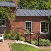 Artisasset Outdoor 1-3 Steps Adjustable Wrought Iron Handrails Black