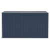 Wall-mounted Garden Shed Anthracite 46.5"x113.4"x70.1" Steel