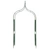 Garden Arch Spike Design Climbing Plants Dark Green
