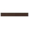Garden Raised Bed Galvanized Steel 126"x15.7"x17.7" Brown