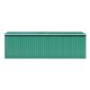 Garden Shed 101.2" x 228.3" x 71.3" Metal Green