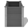 Garden Raised Bed WPC 39.4"x19.7"x21.3" Gray