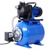 1.6HP Shallow Well Pump with Pressure Tank; garden water pump; Irrigation Pump; Automatic Water Booster Pump for Home Garden Lawn Farm