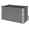 Garden Raised Bed WPC 39.4"x19.7"x21.3" Gray