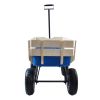 Outdoor&nbsp;Wagon&nbsp;All&nbsp;Terrain&nbsp;Pulling&nbsp;w/Wood&nbsp;Railing&nbsp;Air&nbsp;Tires&nbsp;Children&nbsp;Kid&nbsp;Garden