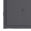 Garden Chair Cushions 4 pcs Anthracite 19.7"x19.7"x1.2" Fabric