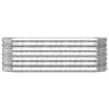 Garden Raised Bed Powder-coated Steel 44.9"x15.7"x14.2" Silver