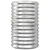 Garden Planter Powder-coated Steel 15.7"x15.7"x26.8" Silver