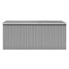 Garden Shed 101.2"x154.3"x71.3" Metal Gray